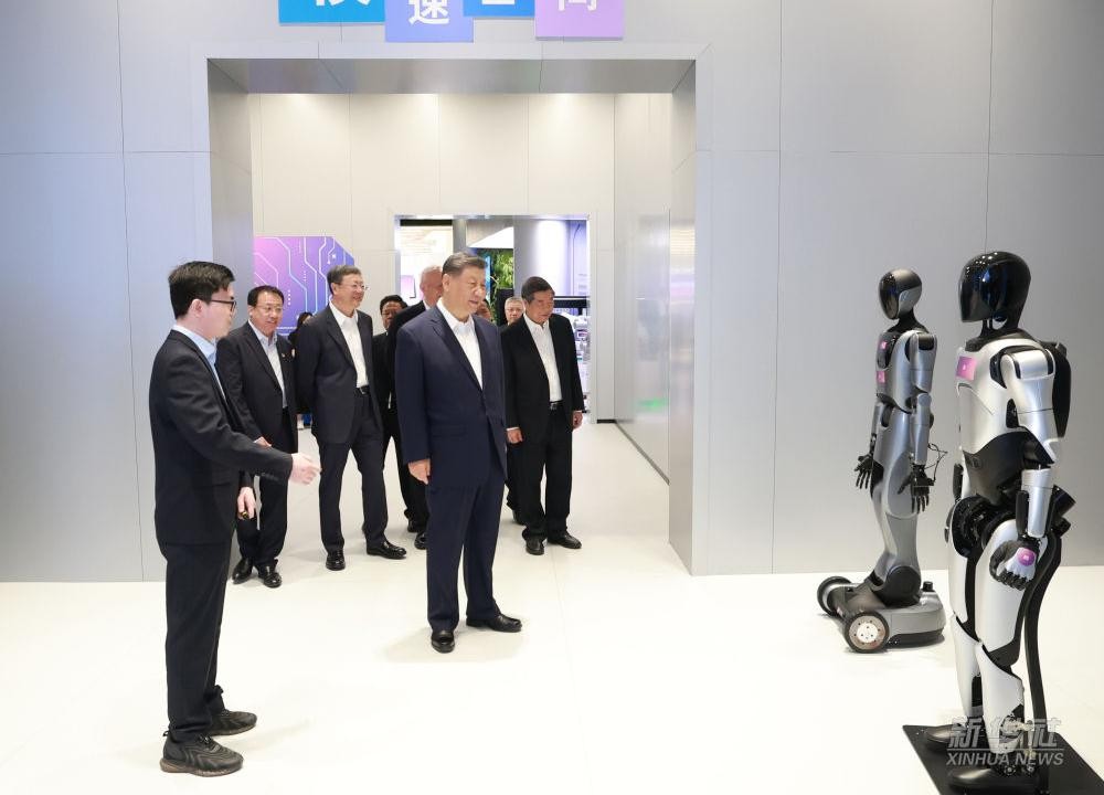 习近平总书记到上海调研，米兰电竞代表具身智能行业汇报进展